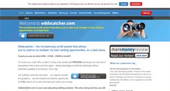 Desktop Screenshot of oddscatcher.com